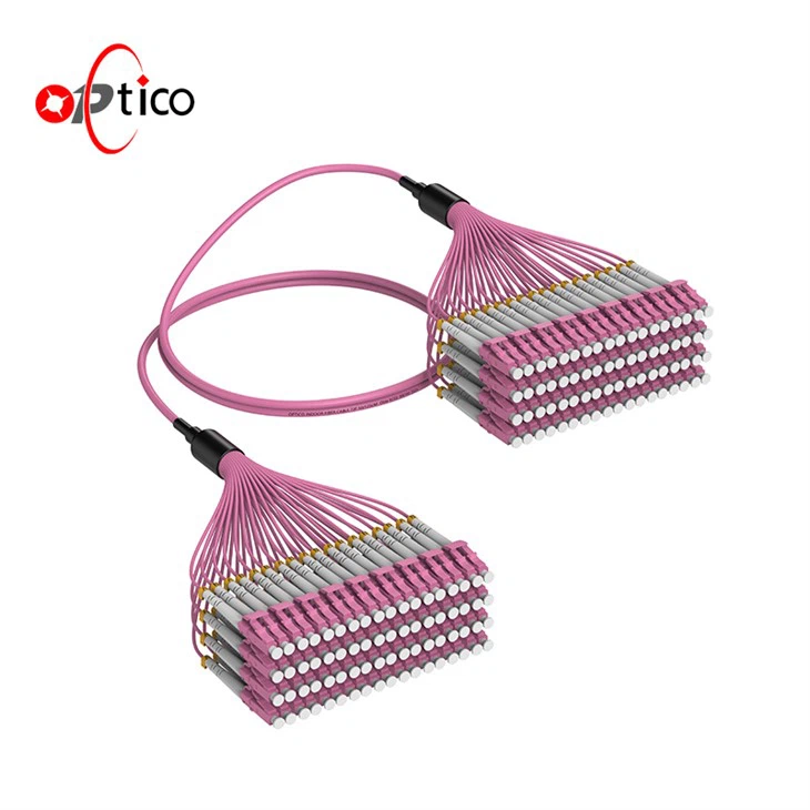 72F LC ke LC Multimode Fiber Cable OM4