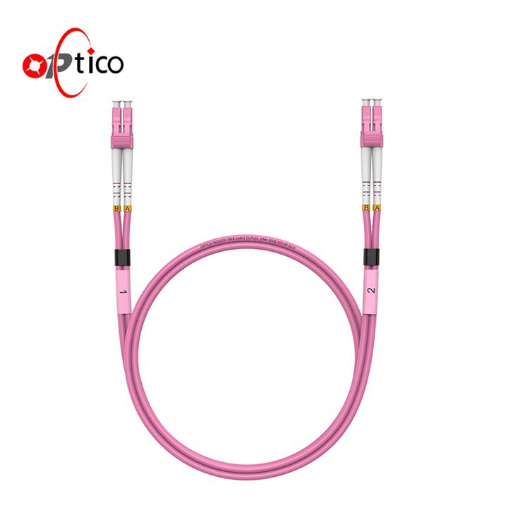 LC PC LC PC OM4 Duplex Patchcord