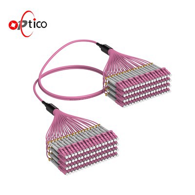 72F LC ke LC Multimode Fiber Cable OM4