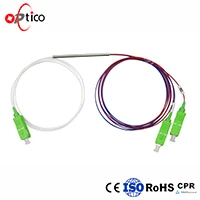 Rasio pemisahan serat optik 1x2 fbt coupler splitter