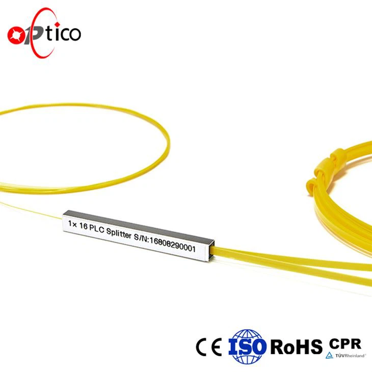 1x16 Splitter PLC Fiber Bare
