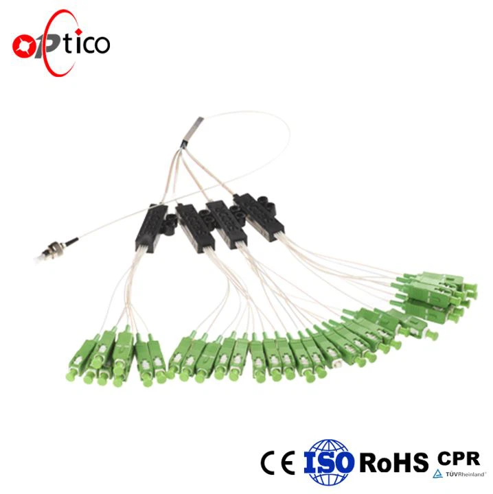Ribbon Fan Out Fiber PLC Splitter