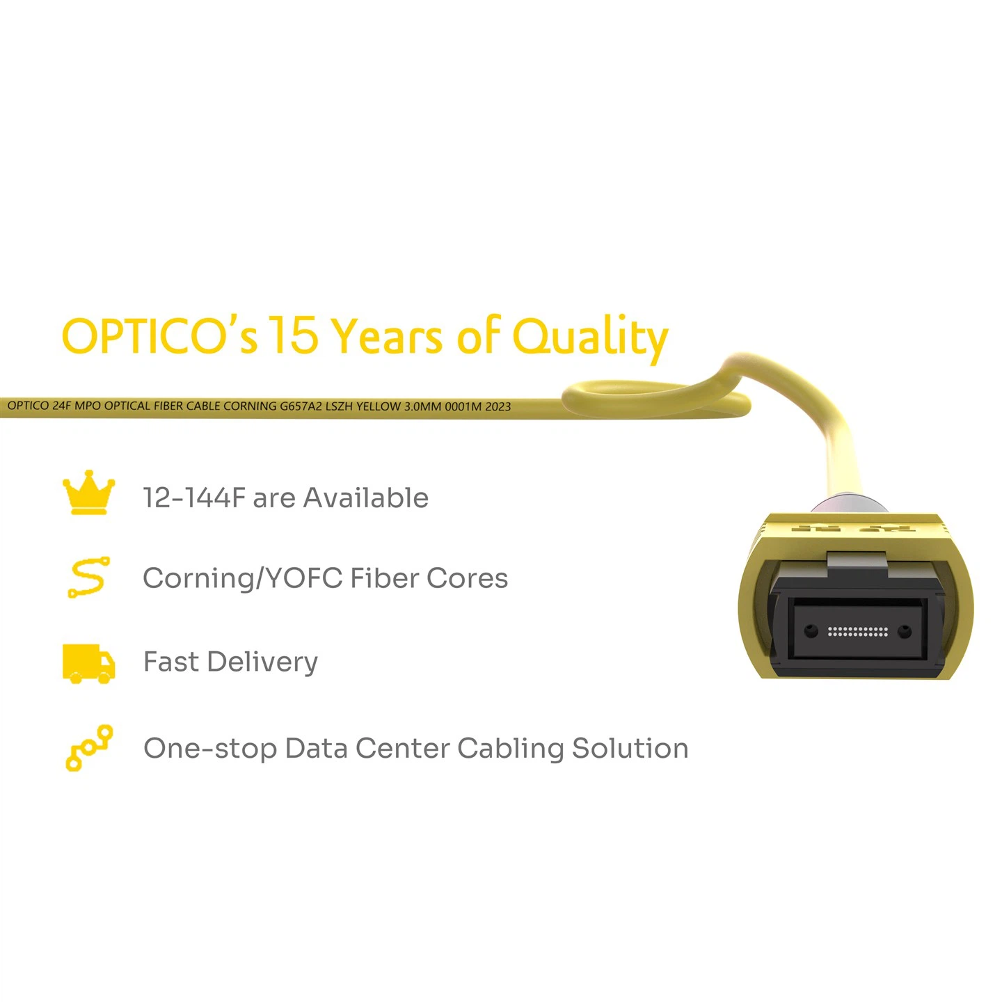 24F MTP MPO Y Type Patchcord OS2 UPC 24F MTP MPO Y Type Patchcord OS2 UPC