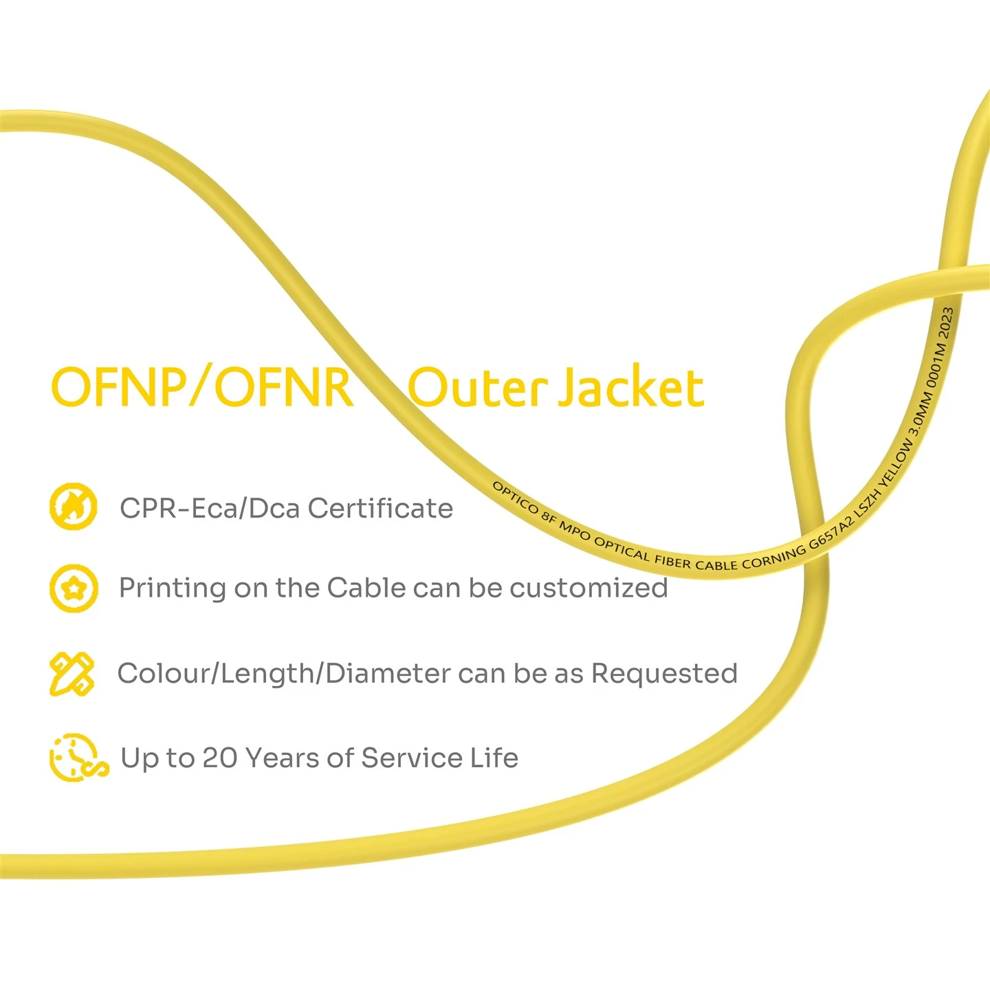 8 Cores MPO To ST Singlemode Fiber Jumper 8 Cores MPO To ST Singlemode Fiber Jumper